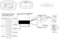 DKD Display LIN CAN-BUS Electric Scooter Motorcycle DKD Speedometer LCD Display Digital Display for Fardriver display