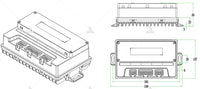 VOTOL Programmable EM50sp CAN Version 72V 50A 55KPH Controller for Electric Scooter Bike