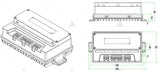 VOTOL Programmable EM50sp CAN Version 72V 50A 55KPH Controller for Electric Scooter Bike