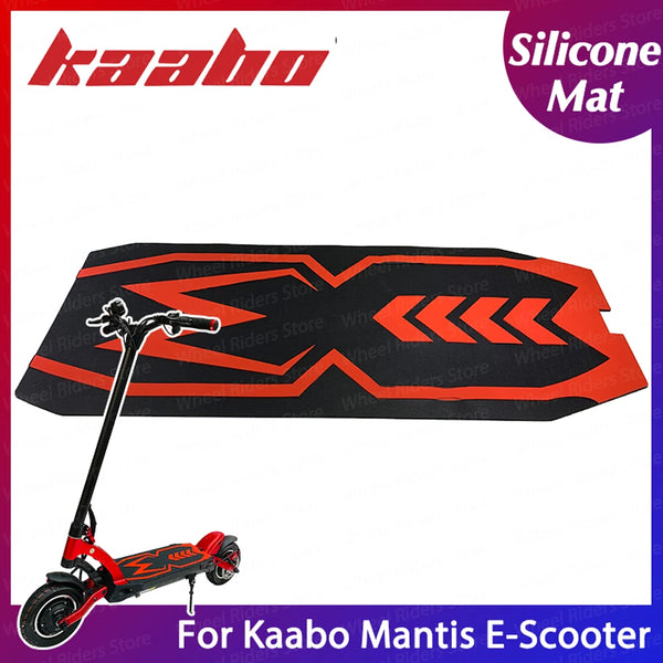 Silicone Mat Kaabo Mantis10 Electric Scooter Mantis Pro skateboard kickscooter spare parts accessories red black