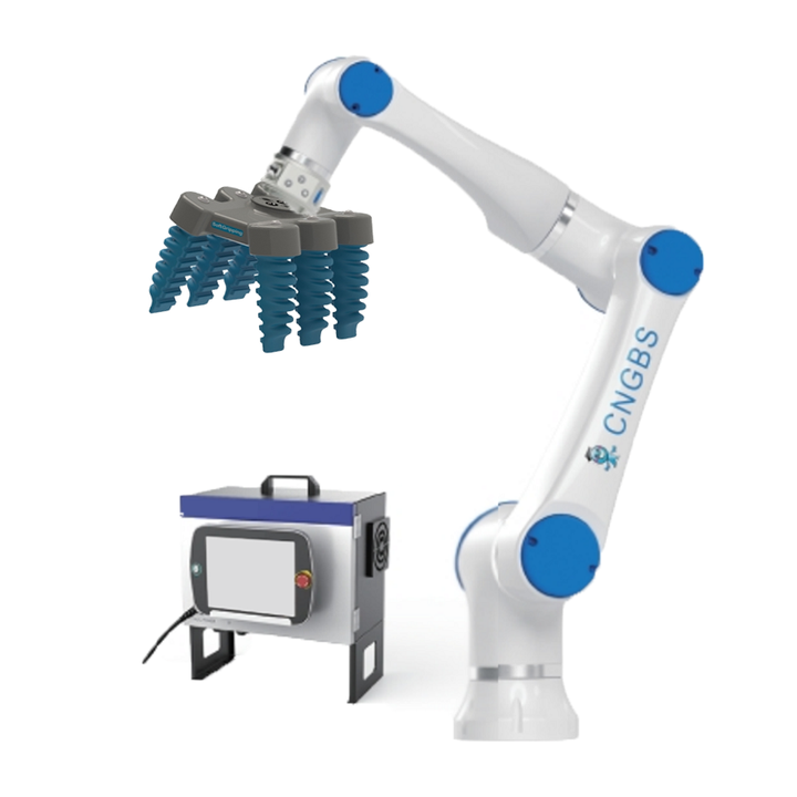 Chinese brand pick and place machine Six Finger Parallel SoftGripper cobot robot CNGBS-G15 with 6 axis and 15KG payload