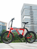 20inch electric folding power-assisted bicycle bafang350w mid torque motor urban lightweight travel two-wheel assisted bicycle