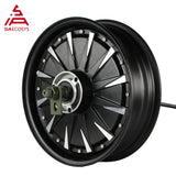 QSMOTOR 16inch 3000W 72V 80kph Hub Motor with EM150SP Controller and kits for E-Motorcycle