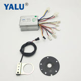 YALU Brush DC Motor Controller 24V 250W Ebike Speed Controller with PAS Sensor Port For Electric Bicycle Scooter Conversion Kit