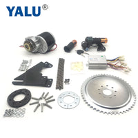 Electric bicycle Left Drive Conversion Kit MY1016Z3 350W 36V left freewheel Ebike motor Kit for Disassembly-free disc brake