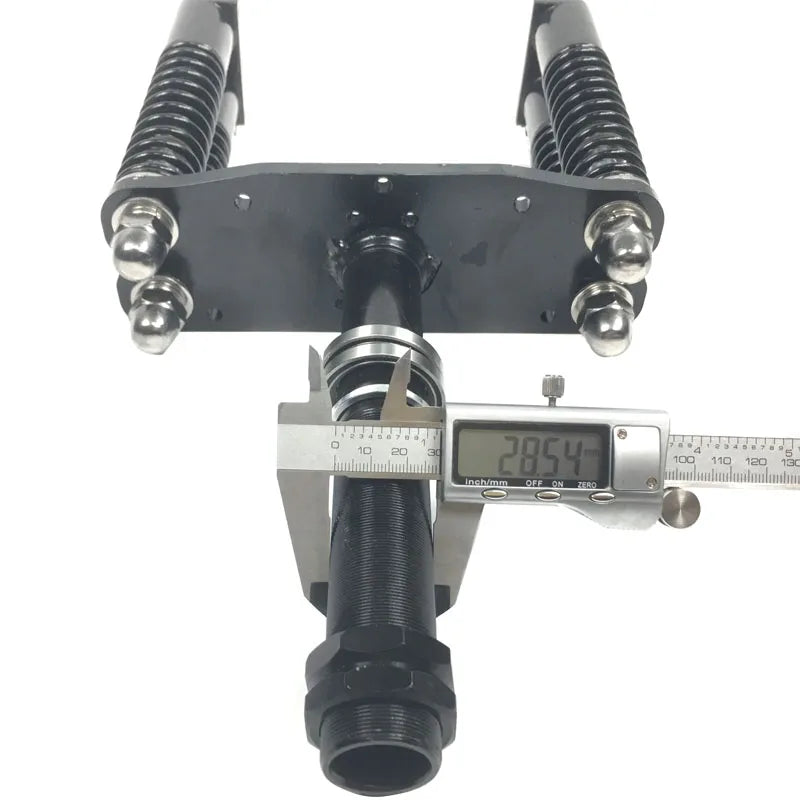 FLJ T113 front Fork Suspensions with double 4 suspensions C shape front fork shock damping