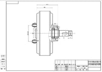 QSMOTOR 12X5.0inch 5000W V4  Single/Dual Shaft Hub Motor Conversion Kits With SVMC72200 Controller