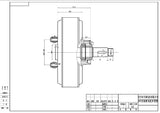 QSMOTOR 12X5.0inch 5000W V4  Single/Dual Shaft Hub Motor Conversion Kits With SVMC72200 Controller