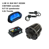 Fardriver ND72530 Controller with QSMOTOR 138 3000W V1 V2 70H 72V 100KPH Mid drive Motor conversion kit 