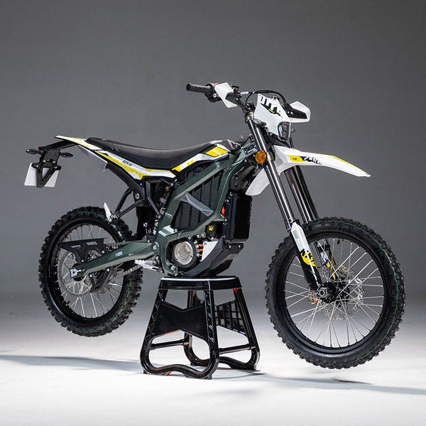 Suron Ultra B Electric Dirt Bike - Powerful MX Ebike with Central Motor and Integrated Lithium Battery 74V 55Ah  for Off-Road Adventures Road Legal Version