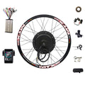 High powered electric bike conversion kit Dropouts E-bike Kit 72V 3000w E bike Conversion Kit Rear Wheel with 80A Dual Hall Controller