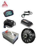 SiAECOSYS QSMOTOR 3000W 72V 80kph Hub Motor with EM100SP controller and kits for electric scooter