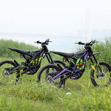 Experience the Thrill of Off-Road Racing with the Sur Ron Electric Dirt Bike - Light Bee X Phantom Purple Edition, a High-Performance Motocross Bike for Adults