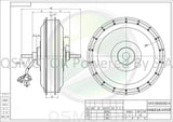 QS Motor 273 Hub Motor 4000W Rated 12000W Peak 40H V3 BLDC Brushless Motor