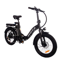 AVAKA BZ20 PLUS Folding Electric City Bike 20 Inch Wheel 500W Rear Hub Motor Ebike with 48V 15Ah Lithium Battery Step Through Electric Bicycle