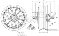 SiAECOSYS QSMOTOR 12inch 3000W 48V 74kph Hub Motor with EM100SP controller and kits for electric scooter