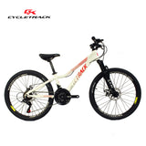 CYCLETRACK 24 Speed Mountain Bike Aluminium Alloy 24 inch SHIMANO Mechanical Disc Brake OEM MTB Bicycle Bicicletas Cycle for Men