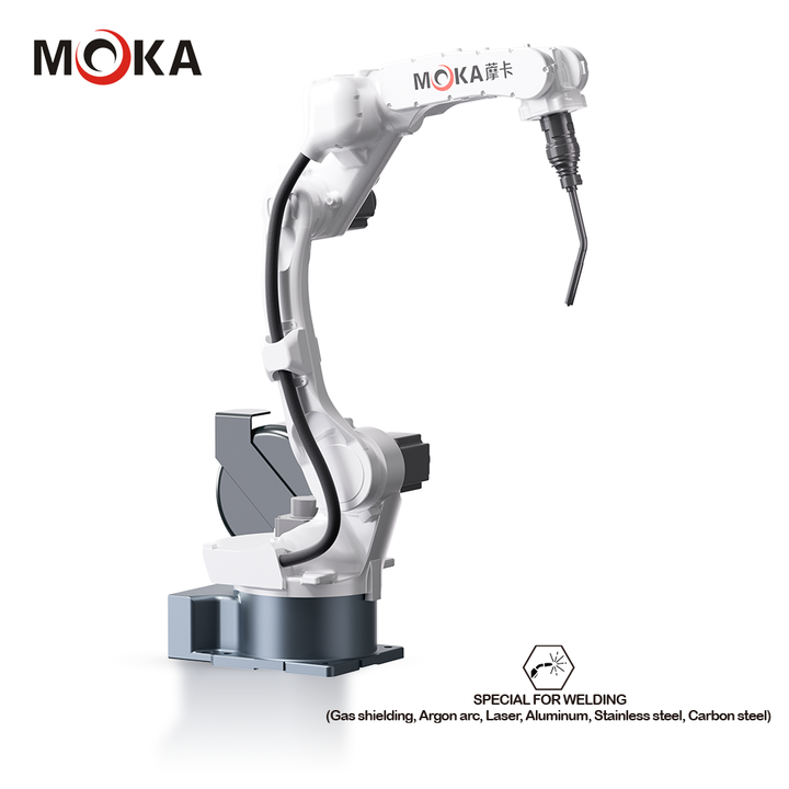 MOKA Brand New Industrial Robot Welding Robot with Higher Protection Level 6 Axis Core Components Including Motor and Gearbox