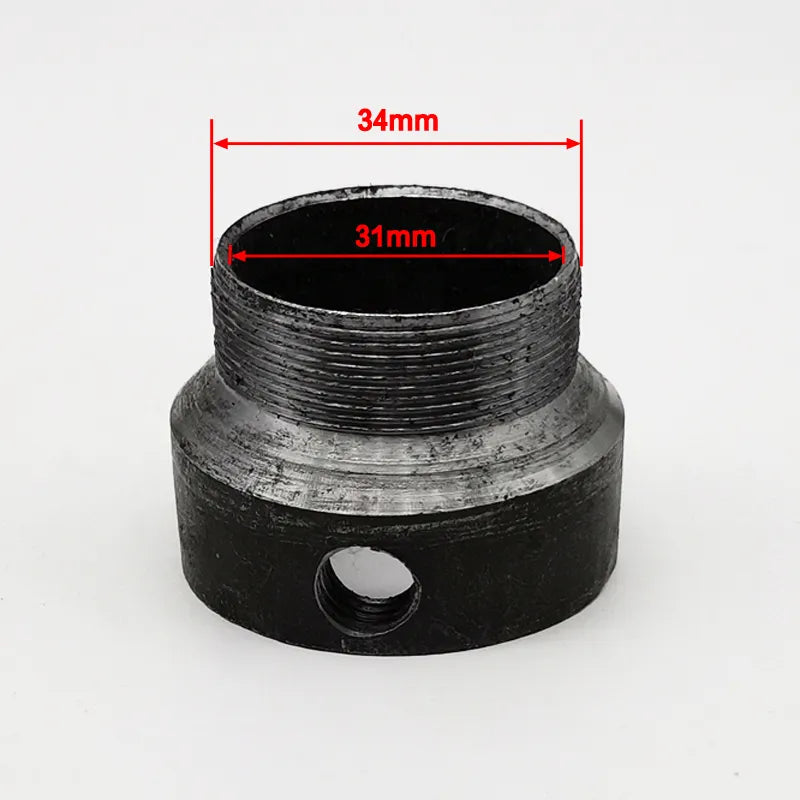 Freewheel Adapter internal diameter 21mm/24mm/26mm/31mm for Tricycle No Teeth Flywheel Freewheel Connector 34mm Thread