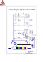 Siaecosys/QSMOTOR Powerful 5kW 12x3.5inch In-Wheel Hub Motor with MQ Sabvoton controller