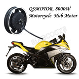 QSMOTOR 17*3.5inch 8KW 8000w V3 V4120KPH High Speed Electric Motorcycle Hub Motor