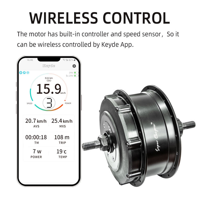P130 All-in-One Rear Motor  E-bike Convesion kit  Built-in battery, controller, sensor, connection module all-in-one motor for electric bicycle