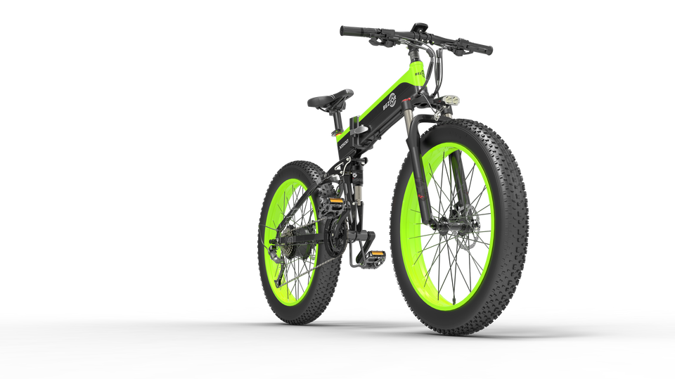 Ship From US EU Warehouse Bezior x1500 folding electric mountain bike 26 inch 40km/h 1500W 48V 13Ah fat tire off road snow beach electric dirt bike