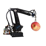 Assembled 4 Dof Suction Pump Manipulator Robotic Arm with All Digital Servos Control for Arduino Learning Competition