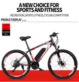 FRIKE 88E0 26-Inch Mountain Electric Bike -36V/48V Electric Mountain Bike Thrilling Off-Road Adventures on an E-Mountain Bike