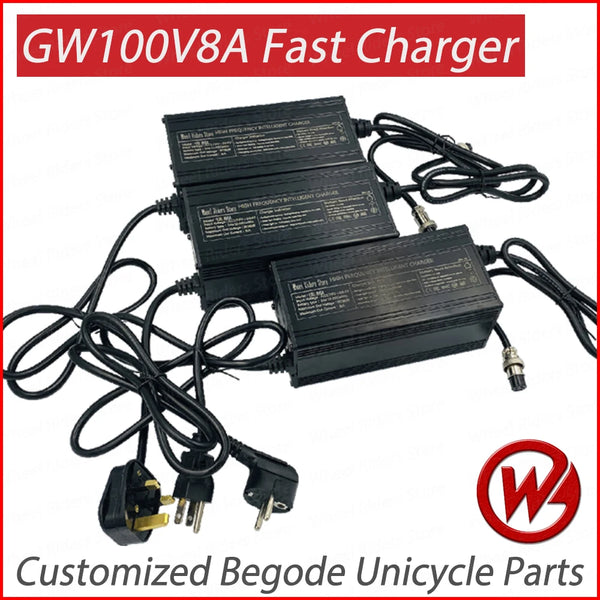 Begode Gotway 100V 8A Fast Charger Quick Charge Unicycle MONOWHEEL Parts Msuper X  Nikola  Msuper Pro Monter 100.8V