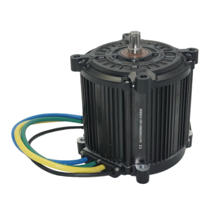 QSMOTOR QS180 90H 8000W Mid Drive Motor for Off-Road Electric Motorcycles - High-Power PMSM Motor with Encoder Sensor  8000W Mid Drive Motor For Dirt Bike