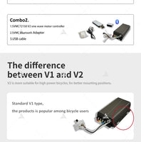 Sabvoton SVMC72150 V2 Controller for 3000w 72V 150A 90kph High Power Electric Bicycle Bike