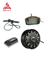 QSMOTOR 12inch 3000W 72V 70kph Hub Motor with EM72100SP Controller Kits for Electric Scooter