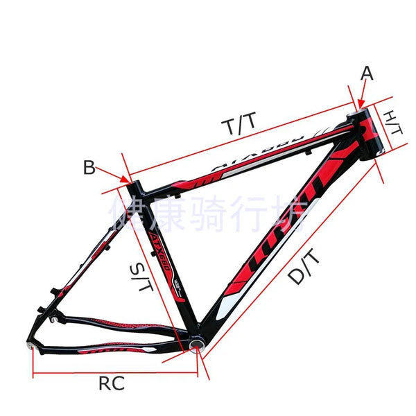 Mountain Bike Frame Aluminum Alloy Frame 26inch/27.5inch Frame Bicycle Accessories