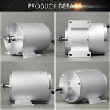 48V 60V 2000W Brushless DC Motor Electric Motor For Electric Vehicle With Controller, Chain And Throttle Scooter Conversion Kit