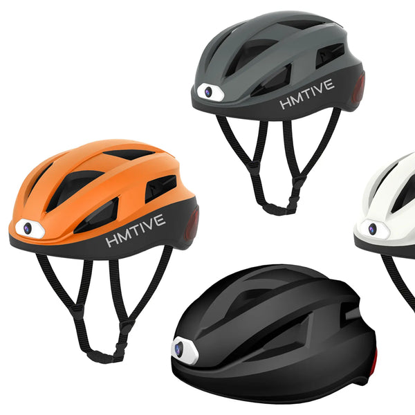Smart Bike Helmet for Adult Helmet with Camera 4K WIFI BT Helmet Video Recorder with Security Lights for Safe Riding