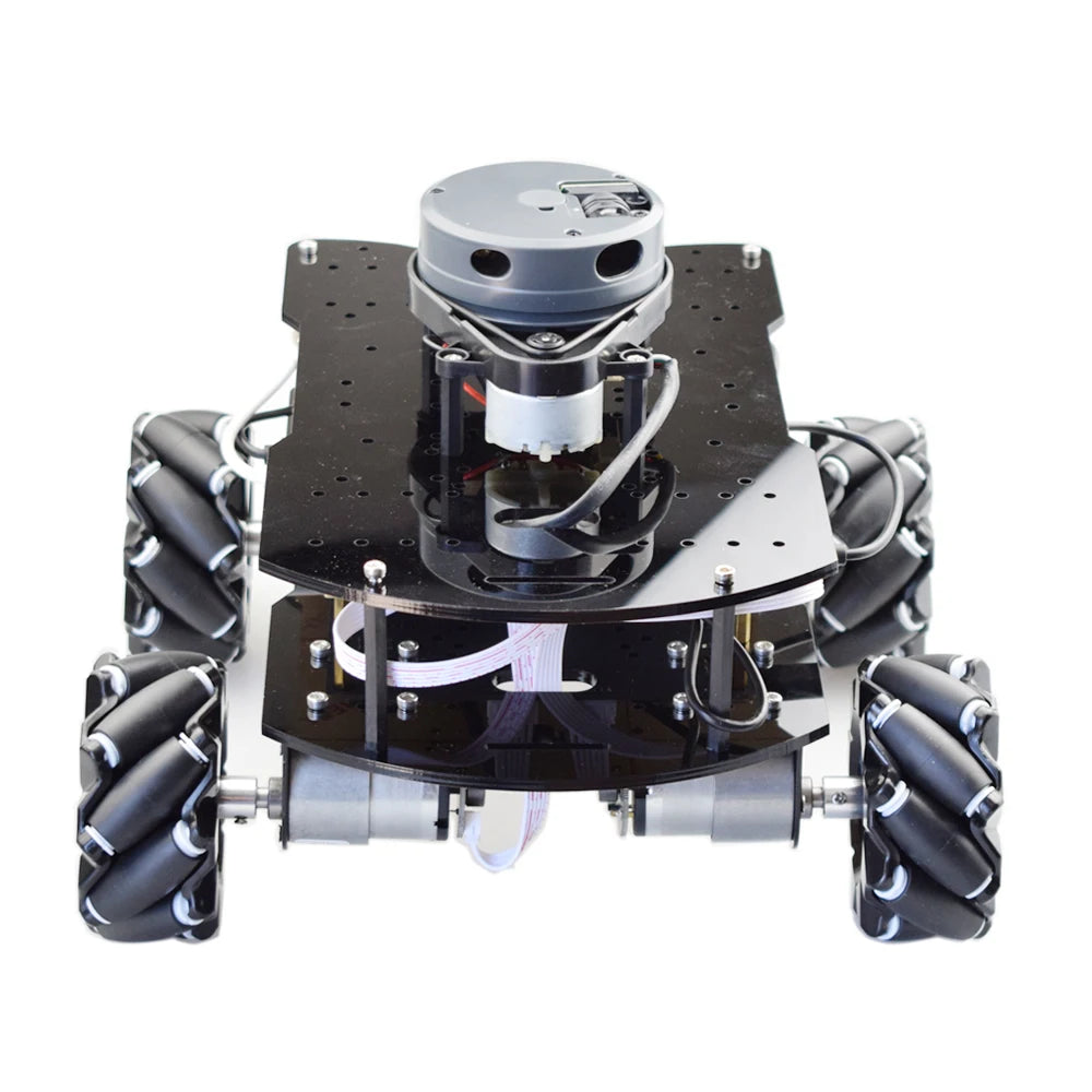 ROS Autopilot Mecanum Wheel Robot Car Chassis Kit with Arduino STM32f103rct6 Raspberry Pi Lidar Positioning Automated Driving