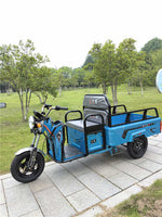 Professional Electric Cargo Tricycle Open Body Keke Tricycle with 48v Lithium Battery for Passenger Use