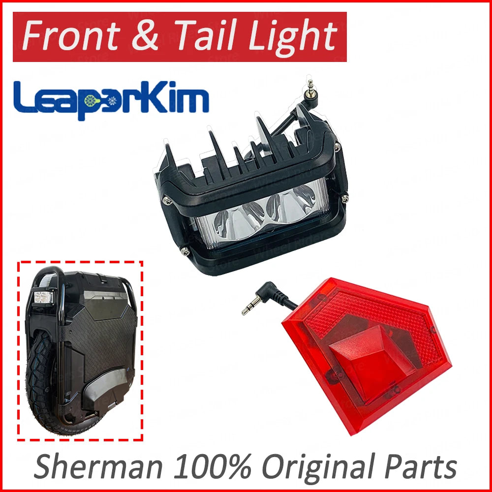 Leaperkim Veteran Sherman Unicycle Front Light Head Light Tail Light Rear Original EUC Monowheel Spare Parts