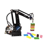 Assembled 4 Dof Suction Pump Manipulator Robotic Arm with All Digital Servos Control for Arduino Learning Competition