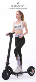 HX X7 Electric Scooter 350W 36V 5Ah 8.5inch 32km/h IP54 Skateboard Foldable 8.5inch electric skateboard Battery Detachable Scooter Aluminum-magnesium alloy