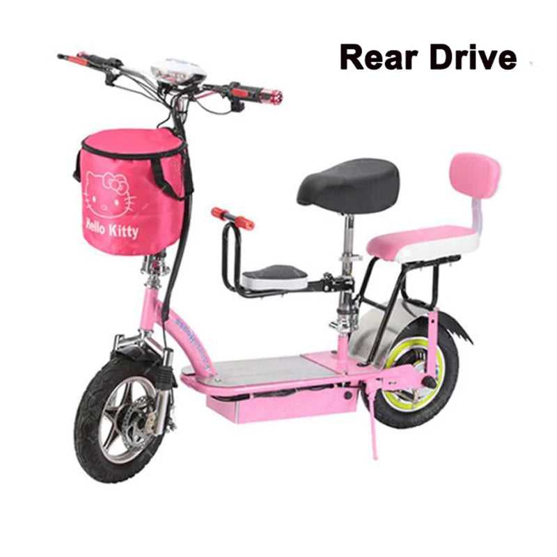 350W 12inch Rear Front Wheel Engine Wheel Electric Brushless Gearless Hub Motor Electric Scooter Bicycle Ebike E-car Kit Cycling