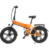 SAMEBIKE LOTDM200 Folding electric fat bike 20 inch wheels 48V 10.4Ah lithium battery folding electric bicycle