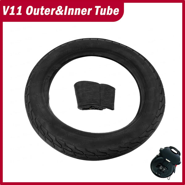 18*3.0 Tyre INMOTION V11 Outer Tire Inner Tires Unicycle Outer Tube Inner Tube Spare Parts Accessories