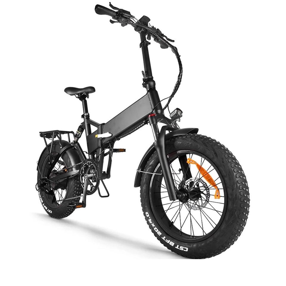 1000W Motor 15AH Lithium Battery Electric Bike KETELES KF10 20x4.0 inch Fat Tire Folding E-Bike Power and Portability in One