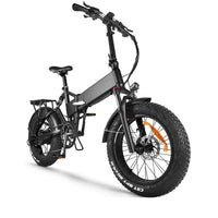 1000W Motor 15AH Lithium Battery Electric Bike KETELES KF10 20x4.0 inch Fat Tire Folding E-Bike Power and Portability in One