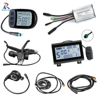 36V/48V KT BLDC Electric Scooter Controller 15A 17A LCD3 LCD5 Display Thumb Throttle E-Brake Waterproof Conversion Kit For Ebike