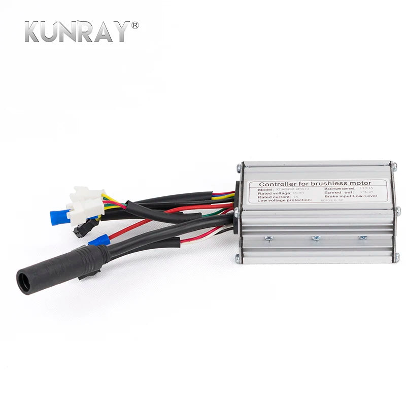 KUNRAY Electric Bicycle Conversion Kit 250W 36V 48V Brushless Gear Hub Motor For Road MTB Bike Front Wheel Ebike Set With LCD5
