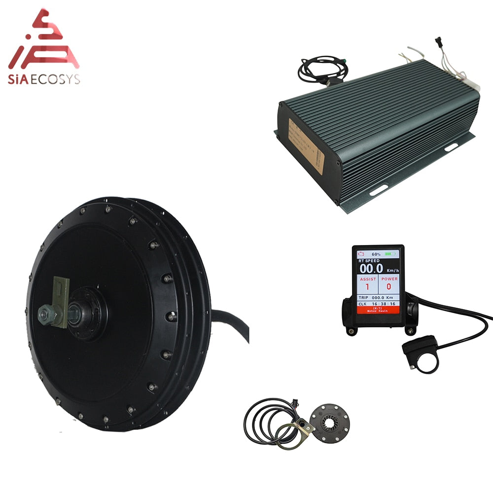 QS Motor 273 40H V3 Electric high power bicycle kit / E bike kit / spoke 4000W Powerful Hub Motor Kit with TFT H6 speedometer