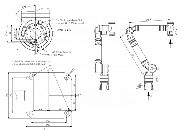 Original Onrobot cobot gripper and Kassow Robots industrial KR1205 KR1805 7 axis automatic pick and place collaborative robots